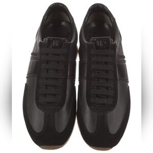 Tom Ford Orford J0948T Black Leather Sneakers Mens 6 EU 39 Womens 8–8.5